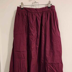 CottagecoreWear Harvest Skirt - Wine